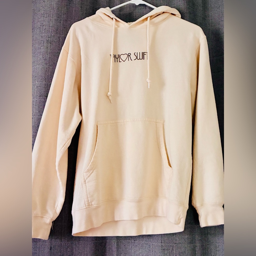 Taylor Swift Eras Tour Hoodie, Cream, Size Small, EUC!